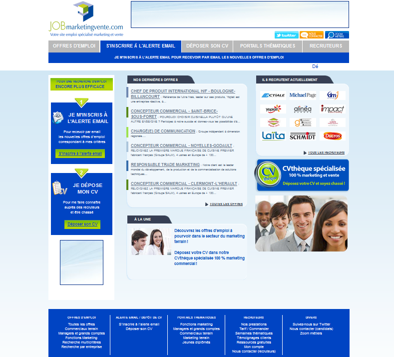 Job Marketing Vente